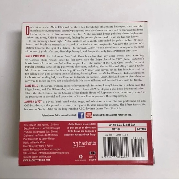 Audiobook James Patterson Guilty Wives 2012 9 CDs January Lavoy Unabridged Car - Picture 2 of 5